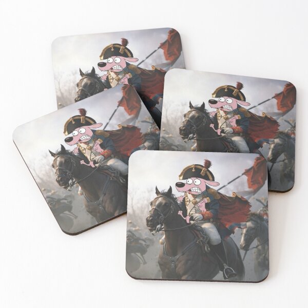 Item preview, “The Panic of Empire: Courage’s Napoleonic Nope‑oleon Charge” designed and sold by Print Fiction.