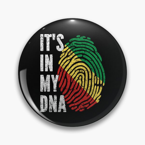 Item preview, IT'S IN MY DNA The Republic of the Congo Flag Roots designed and sold by CosmoKitsch.