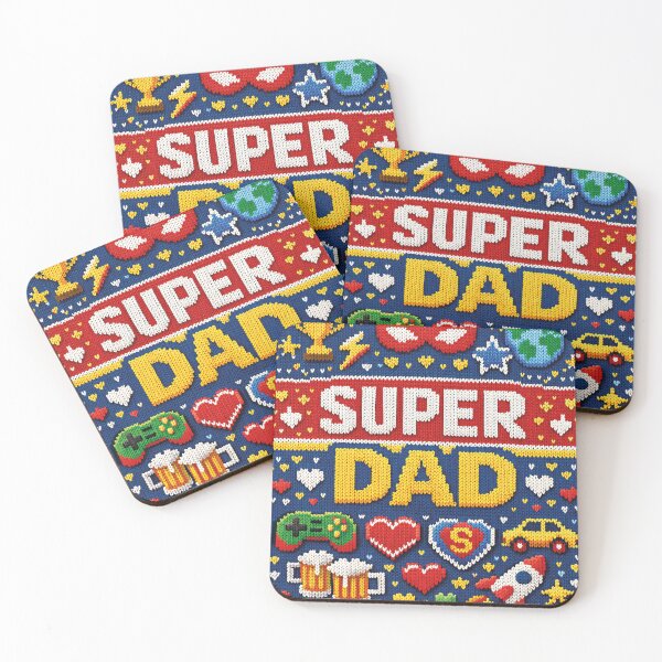 Item preview, Super Dad knitting design for hero dads designed and sold by Mauswohn.