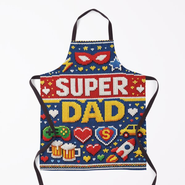 Item preview, Super Dad knitting design for hero dads designed and sold by Mauswohn.