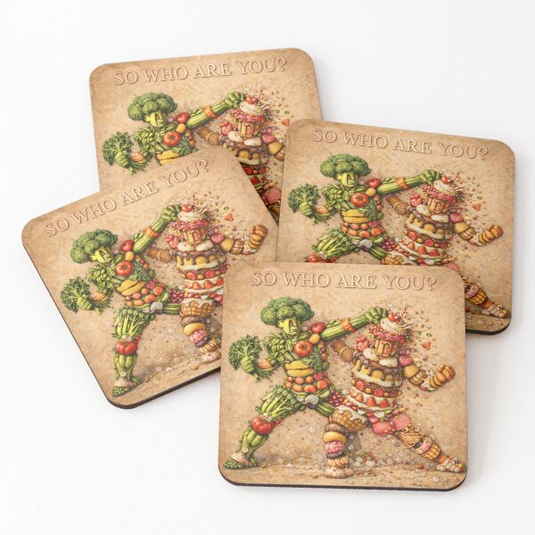 Item preview, Veggie Warrior vs Sweet Beast designed and sold by SpicyWind.