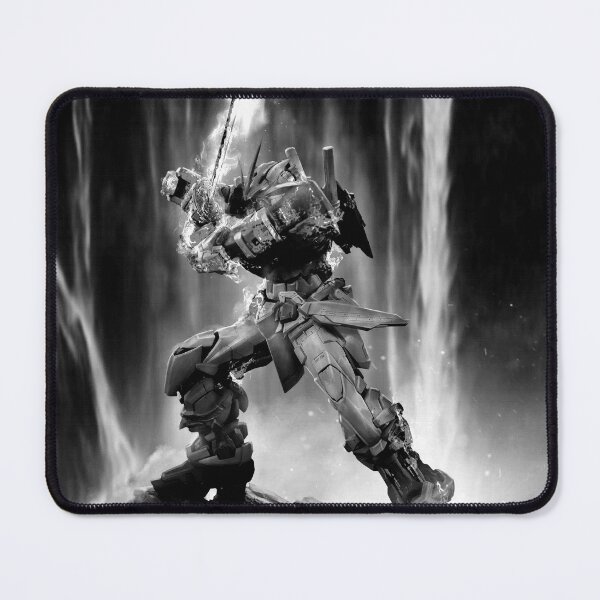Item preview, black white full armor Astray Red Frame on fire samurai mecha japan  designed and sold by sabartgunpla.