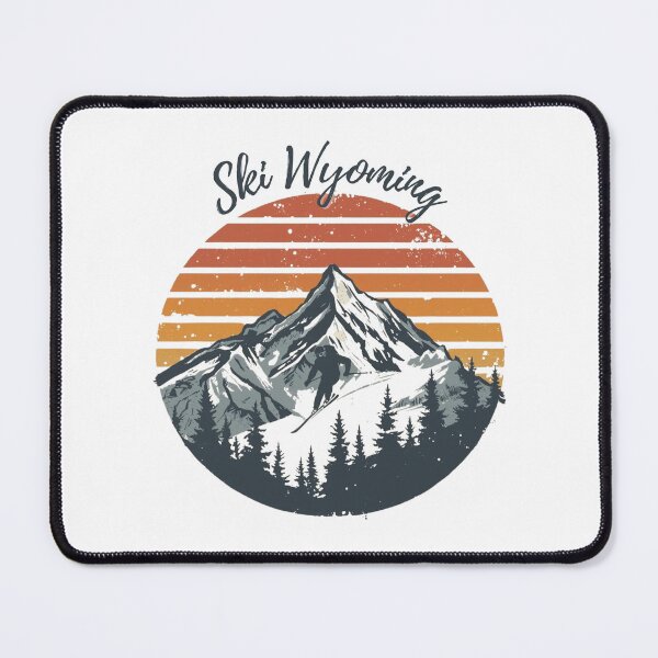 Item preview, Ski Wyoming Retro Skiing Design Vintage Alpine Mountain Graphic for Ski Lovers designed and sold by brianmccourt10.