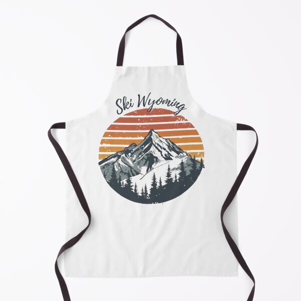 Item preview, Ski Wyoming Retro Skiing Design Vintage Alpine Mountain Graphic for Ski Lovers designed and sold by brianmccourt10.