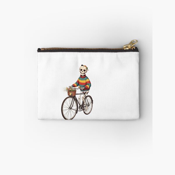 Item preview, Bony cyclist wearing colorful turtleneck and beret against dark backdrop designed and sold by VerizalShop.