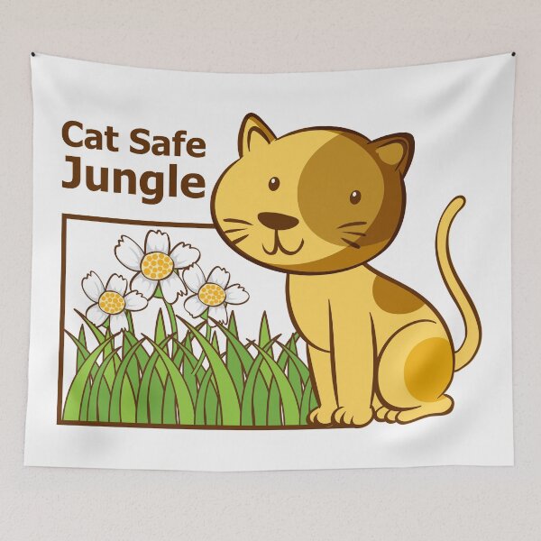 Item preview, Cat Safe Jungle Non Toxic Pet Friendly Garden designed and sold by SP Motif.