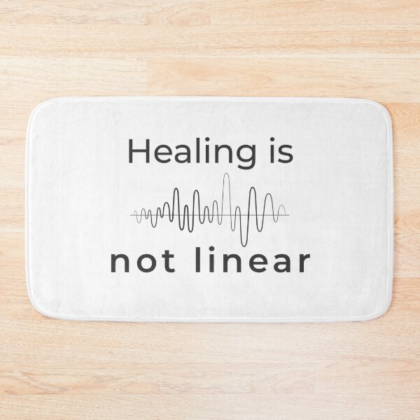 Item preview, Healing is not linear - minimalist motif designed and sold by Bianca Eder - Healing Collection.