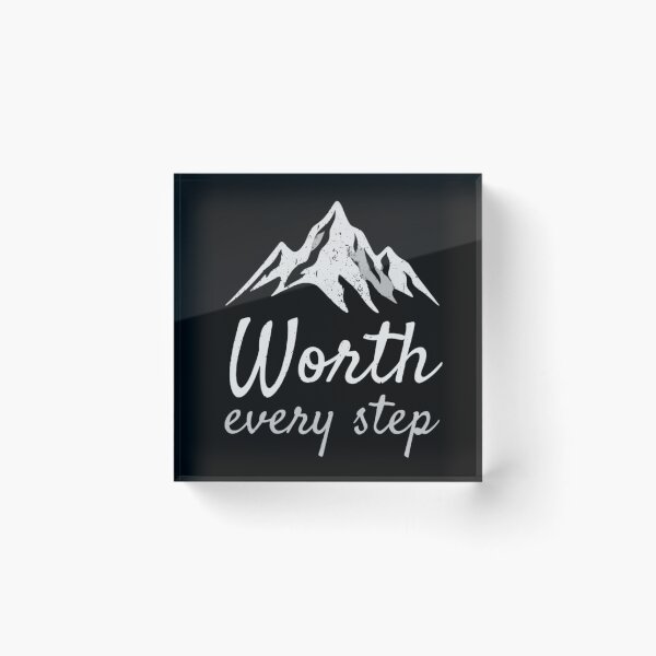 Item preview, Worth Every Step Hiking designed and sold by Ink Magic.