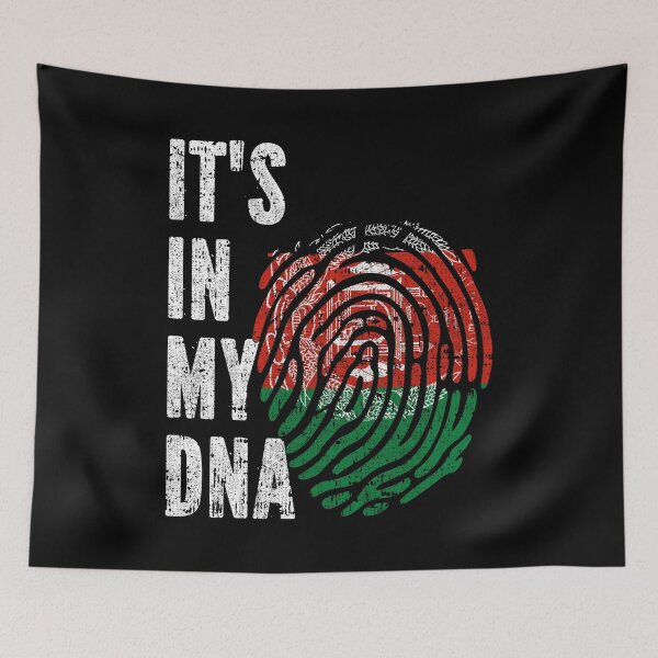 Item preview, IT'S IN MY DNA Afghanistan Flag Roots designed and sold by CosmoKitsch.