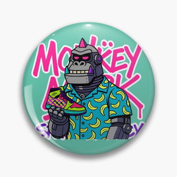 Item preview, MONKEY MARK – Robot Ape Sneaker Style designed and sold by DixTartare.