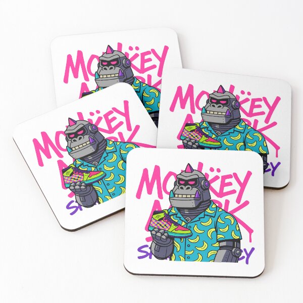 Item preview, MONKEY MARK – Robot Ape Sneaker Style designed and sold by DixTartare.