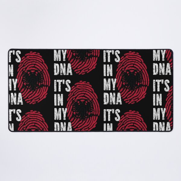 Item preview, IT'S IN MY DNA Albania Flag Roots designed and sold by CosmoKitsch.