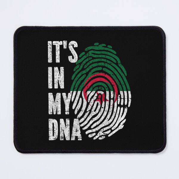 Item preview, IT'S IN MY DNA Algeria Flag Roots designed and sold by CosmoKitsch.