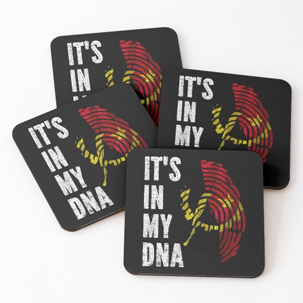 Item preview, IT'S IN MY DNA Angola Flag Roots designed and sold by CosmoKitsch.