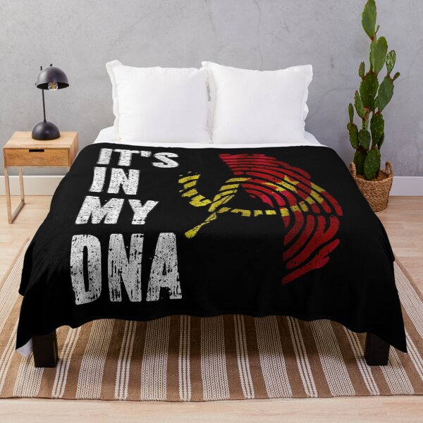 Item preview, IT'S IN MY DNA Angola Flag Roots designed and sold by CosmoKitsch.
