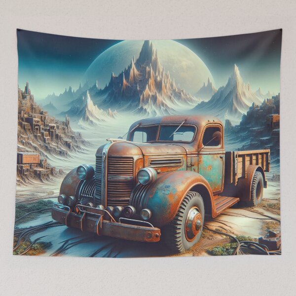 Item preview, An old and rusty truck designed and sold by Marcu Ioachim.
