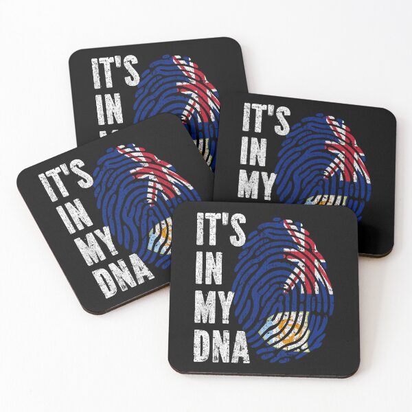 Item preview, IT'S IN MY DNA Anguilla Flag Roots designed and sold by CosmoKitsch.