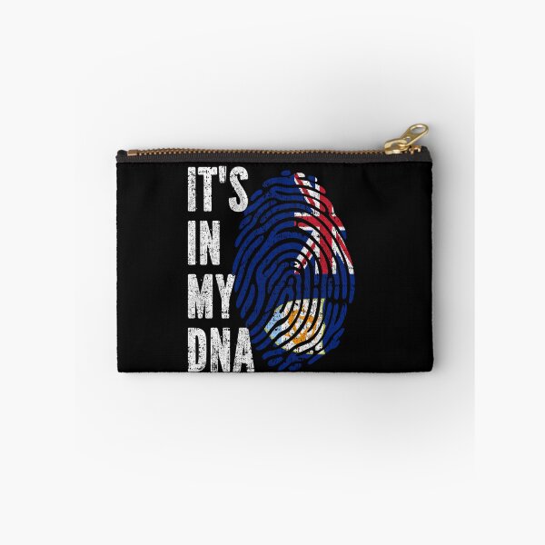 Item preview, IT'S IN MY DNA Anguilla Flag Roots designed and sold by CosmoKitsch.