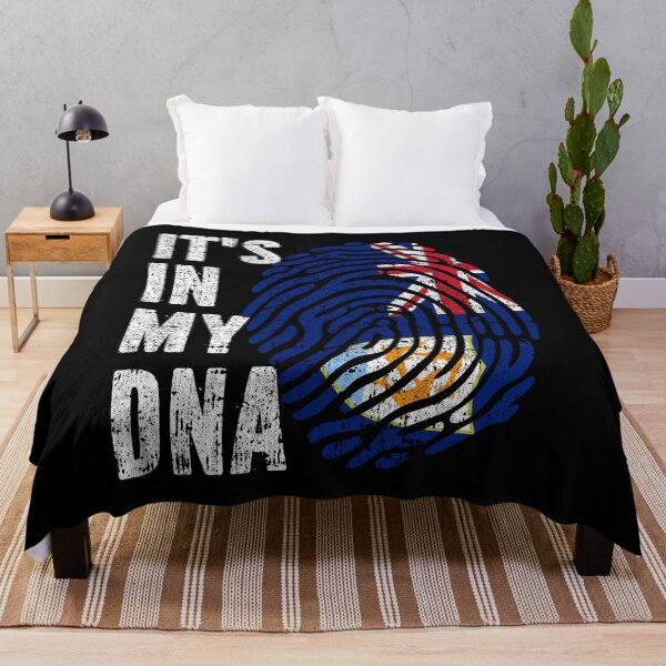 Item preview, IT'S IN MY DNA Anguilla Flag Roots designed and sold by CosmoKitsch.