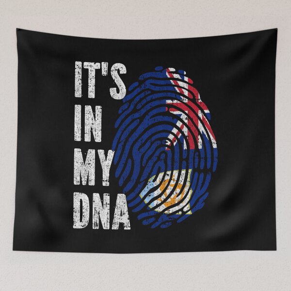 Item preview, IT'S IN MY DNA Anguilla Flag Roots designed and sold by CosmoKitsch.