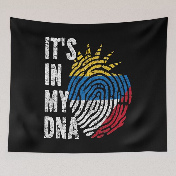 Item preview, IT'S IN MY DNA Antigua and Barbuda Flag Roots designed and sold by CosmoKitsch.