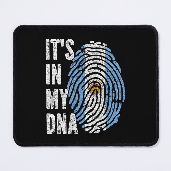 Item preview, IT'S IN MY DNA Argentina Flag Roots designed and sold by CosmoKitsch.