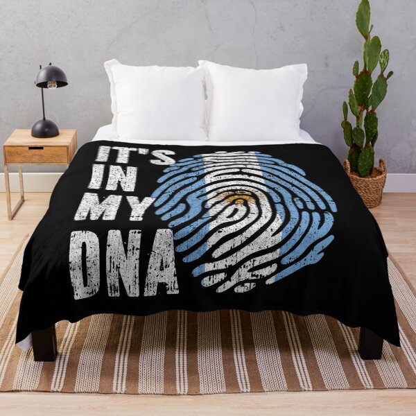 Item preview, IT'S IN MY DNA Argentina Flag Roots designed and sold by CosmoKitsch.