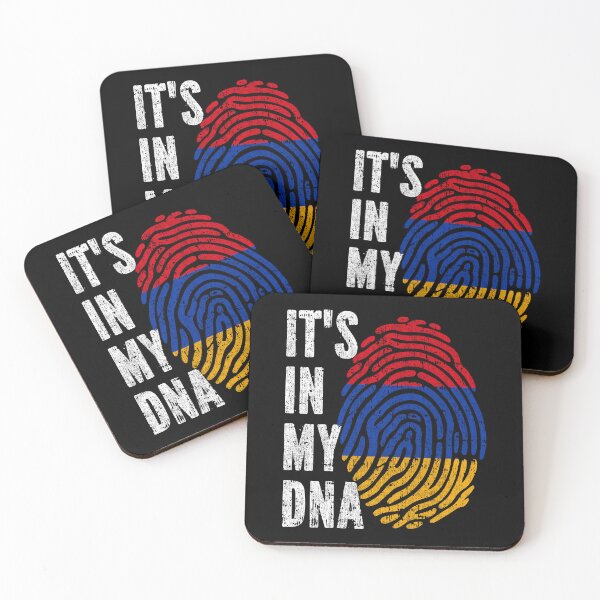 Item preview, IT'S IN MY DNA Armenia Flag Roots designed and sold by CosmoKitsch.