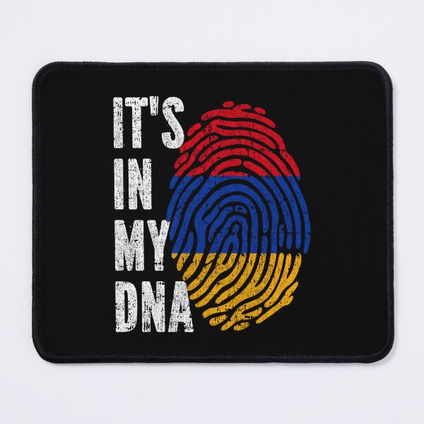 Item preview, IT'S IN MY DNA Armenia Flag Roots designed and sold by CosmoKitsch.