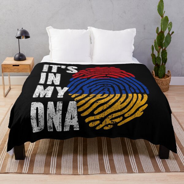 Item preview, IT'S IN MY DNA Armenia Flag Roots designed and sold by CosmoKitsch.