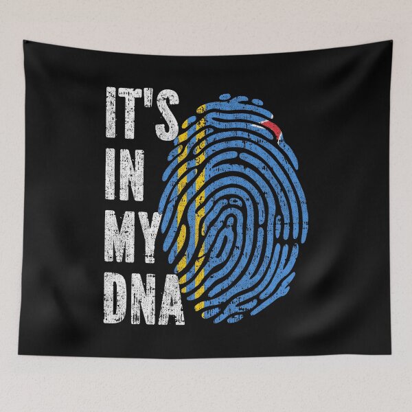 Item preview, IT'S IN MY DNA Aruba Flag Roots designed and sold by CosmoKitsch.