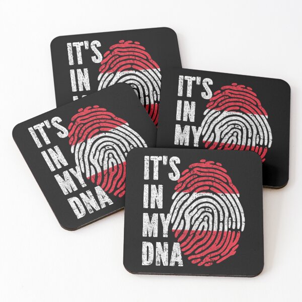 Item preview, IT'S IN MY DNA Austria Flag Roots designed and sold by CosmoKitsch.
