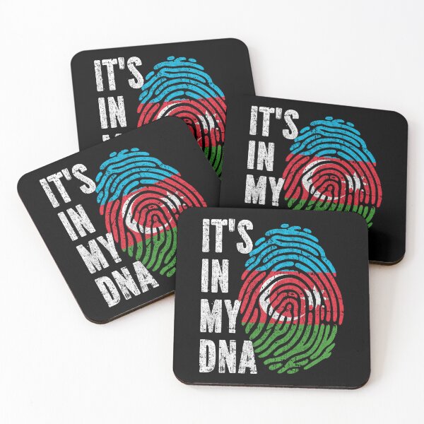 Item preview, IT'S IN MY DNA Azerbaijan Flag Roots designed and sold by CosmoKitsch.