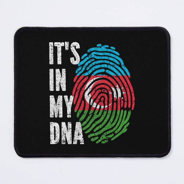 Item preview, IT'S IN MY DNA Azerbaijan Flag Roots designed and sold by CosmoKitsch.