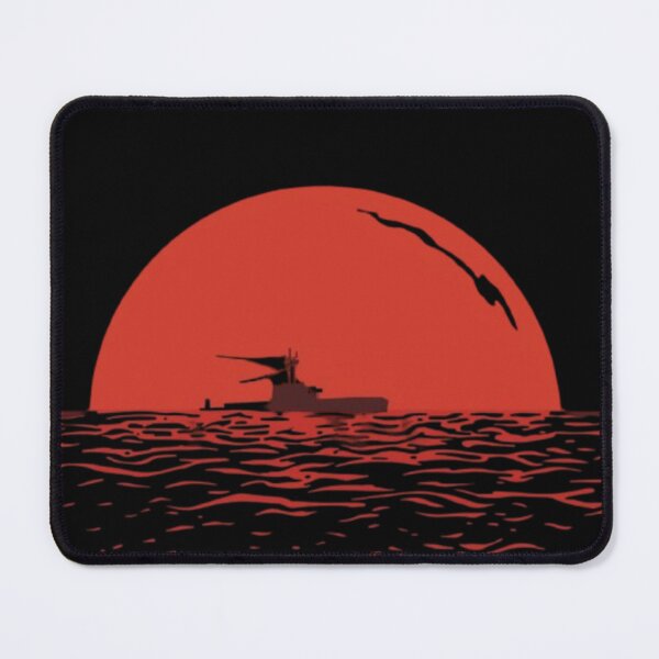 Item preview, Iron Lung Inspired Horror Submarine T-Shirt | Blood Red Ocean Design designed and sold by KomalArtStudio.