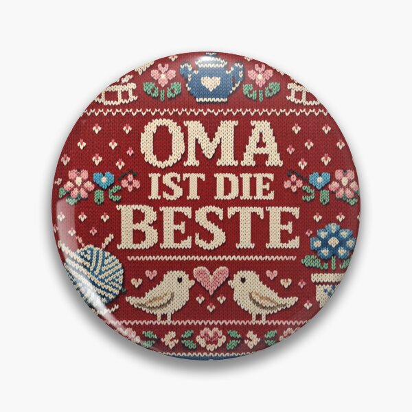 Artikelvorschau, Oma ist die Beste Strickdesign mit Herz entworfen und verkauft von Mauswohn.
