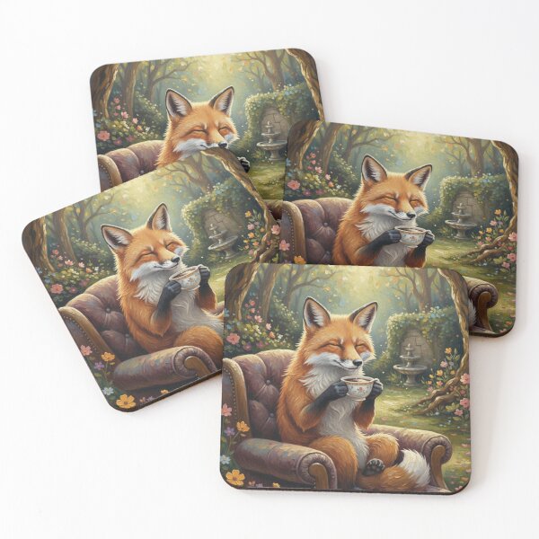 Item preview, The Gentle Fox's Tea Time designed and sold by FoxVibes.