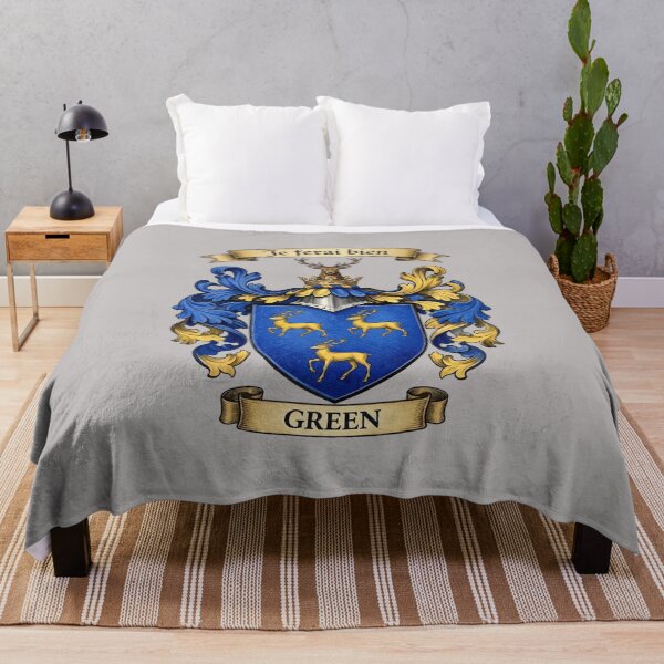 Item preview, The Green Family Coat of Arms designed and sold by BagTown Clans.