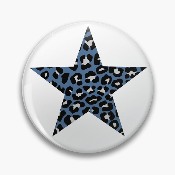 Item preview, Grey and Blue Leopard Spots Print designed and sold by OneThreeSix.