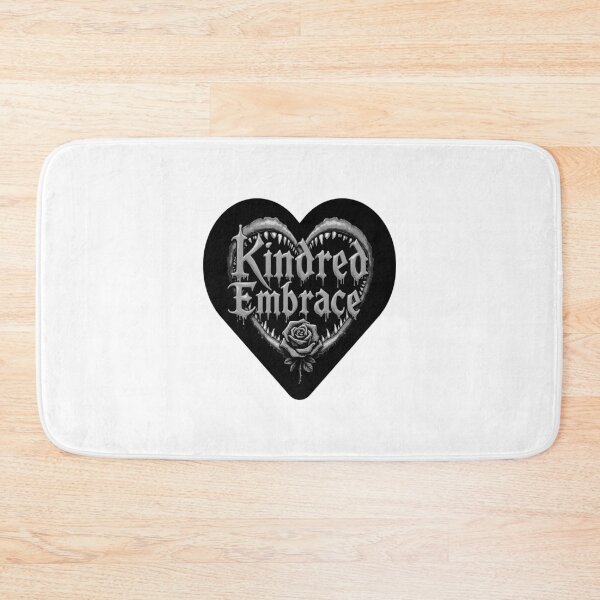 Item preview, Valentine Kindred Embrace Vampire Heart Design- Masquerade Bloodlines Fan Gamer Art (Black & White version) designed and sold by SlightlyUnreal.