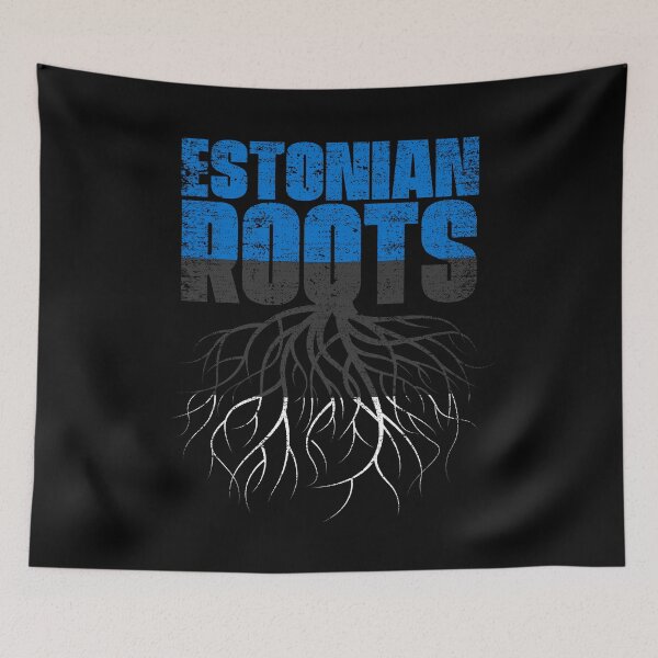 Item preview, Estonian Roots Estonia Heritage Flag designed and sold by GabbyKash.