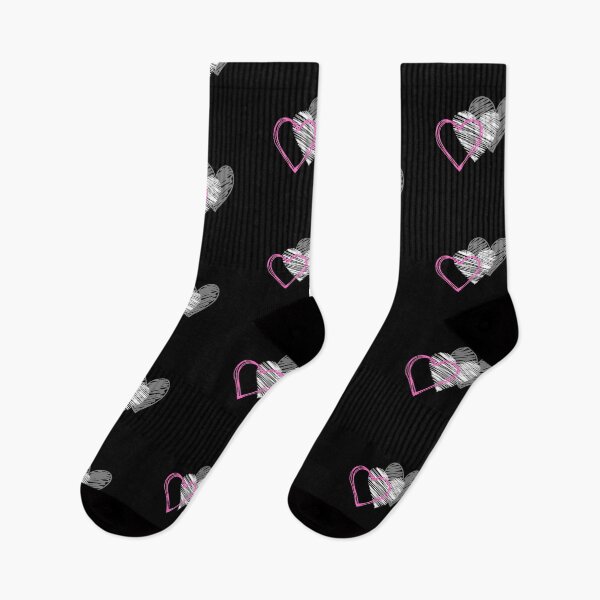 Item preview, Overlapping Hand Drawn Heart Sketch Design designed and sold by tarzbol.
