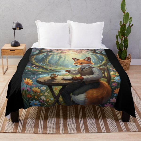 Item preview, The Dapper Fox's Tea Time designed and sold by FoxVibes.