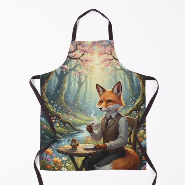 Item preview, The Dapper Fox's Tea Time designed and sold by FoxVibes.