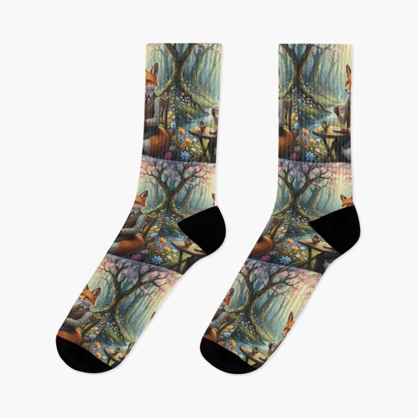 Item preview, The Dapper Fox's Tea Time designed and sold by FoxVibes.