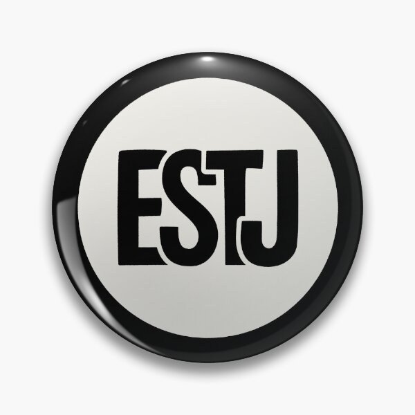 Item preview, ESTJ Minimalist Personality Typography Design designed and sold by trepiu.