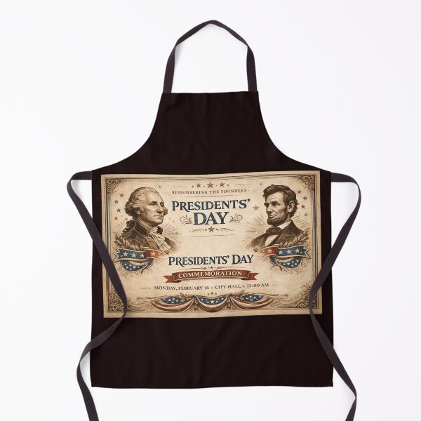 Item preview, Presidents' Day  Founders Commemoration Poster designed and sold by Create Nest.