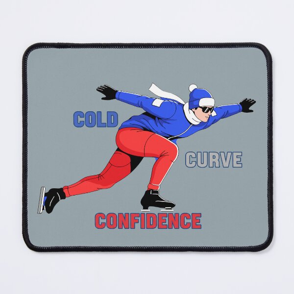 Item preview, Stay Cool, Keep the Curve- Retro Winter Sport designed and sold by LoudVictory.