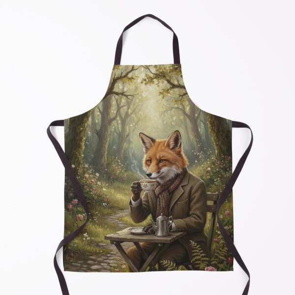 Item preview, The Sophisticated Woodland Tea Break designed and sold by FoxVibes.