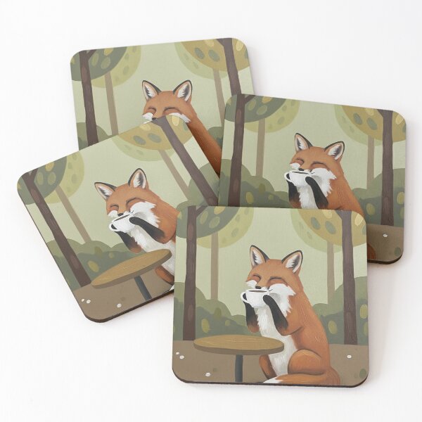 Item preview, The Fox's Forest Tea Time designed and sold by FoxVibes.